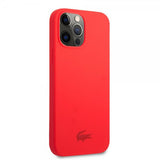 Lacoste iPhone 13 Pro Deksel Liquid Silicone Glossy Logo Rød
