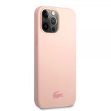 Lacoste iPhone 13 Pro Deksel Liquid Silicone Glossy Logo Rosa