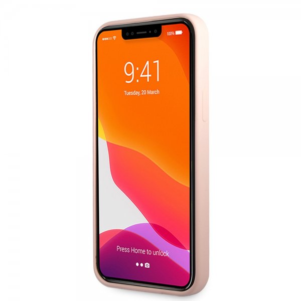 Lacoste iPhone 13 Pro Deksel Liquid Silicone Glossy Logo Rosa