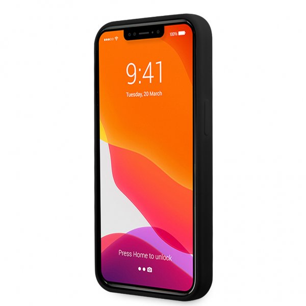 AMG iPhone 13 Pro Deksel Liquid Silicone Two Tone Grå