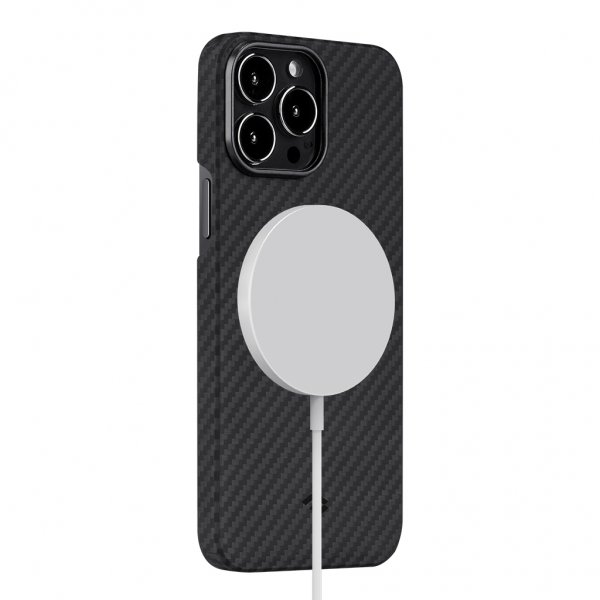 Pitaka iPhone 13 Pro Deksel MagEZ Case 2 Black/Grey Twill