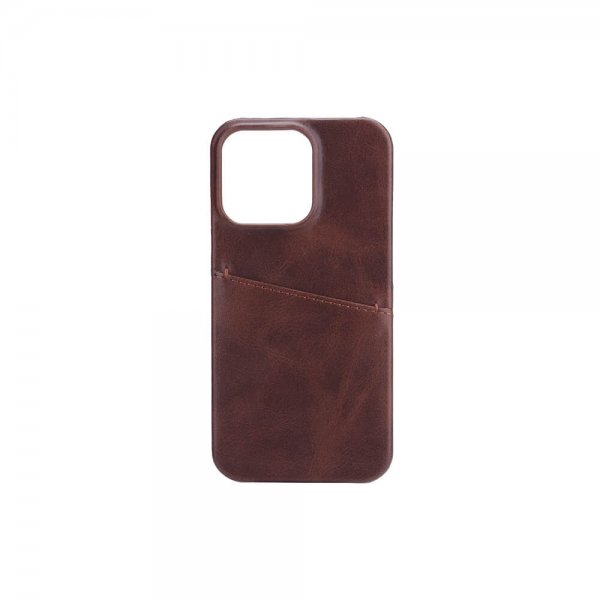 Onsala iPhone 13 Pro Deksel med en Kortlomme Brun