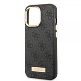 Guess iPhone 13 Pro Deksel Metal Plate Logo MagSafe Svart