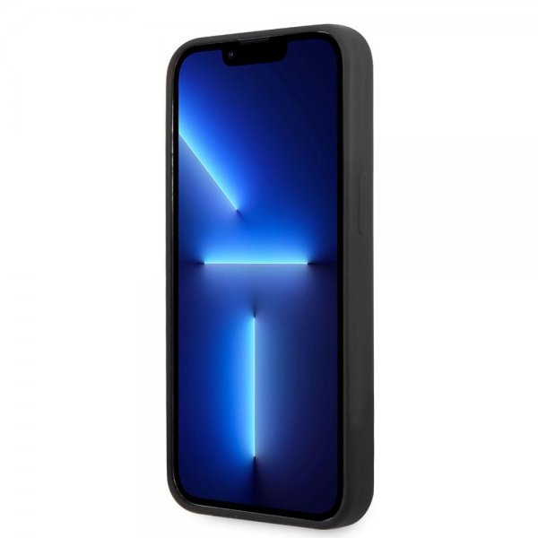 Guess iPhone 13 Pro Deksel Metal Triangle Svart