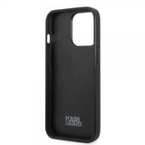 Karl Lagerfeld iPhone 13 Pro Deksel Monogram Iconic Patch Grå