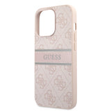 Guess iPhone 13 Pro Deksel Printed Stripe Rosa
