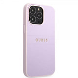 Guess iPhone 13 Pro Deksel Saffiano Metal Logo Lilla