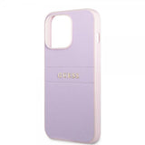 Guess iPhone 13 Pro Deksel Saffiano Metal Logo Lilla