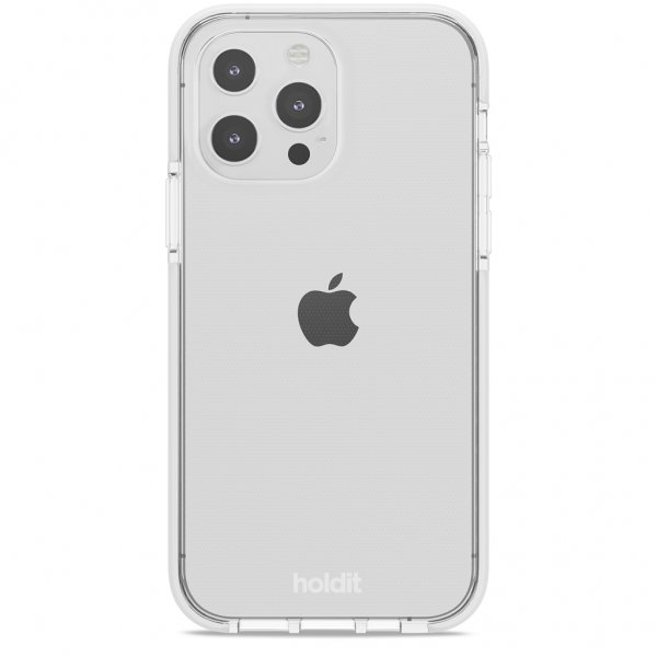 holdit iPhone 13 Pro Deksel Seethru Hvit