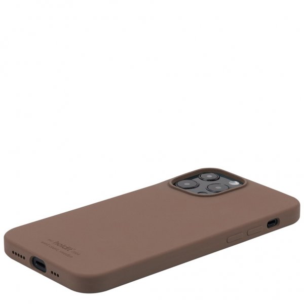 holdit iPhone 13 Pro Deksel Silikon Dark Brown