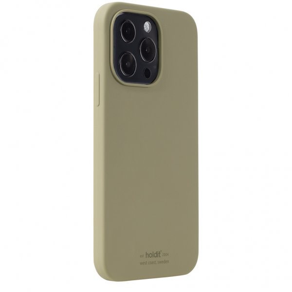 holdit iPhone 13 Pro Deksel Silikon Khaki Green