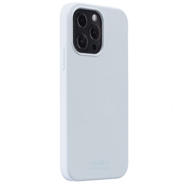 holdit iPhone 13 Pro Deksel Silikon Mineral Blue
