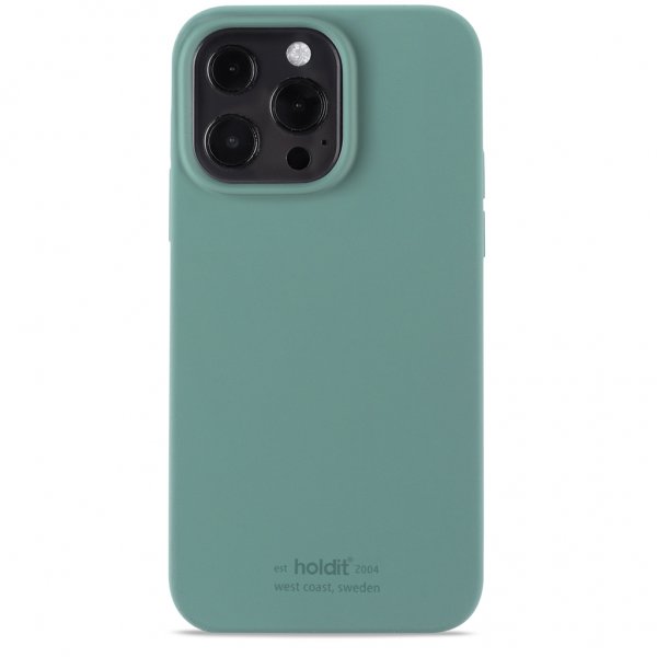 holdit iPhone 13 Pro Deksel Silikon Moss Green