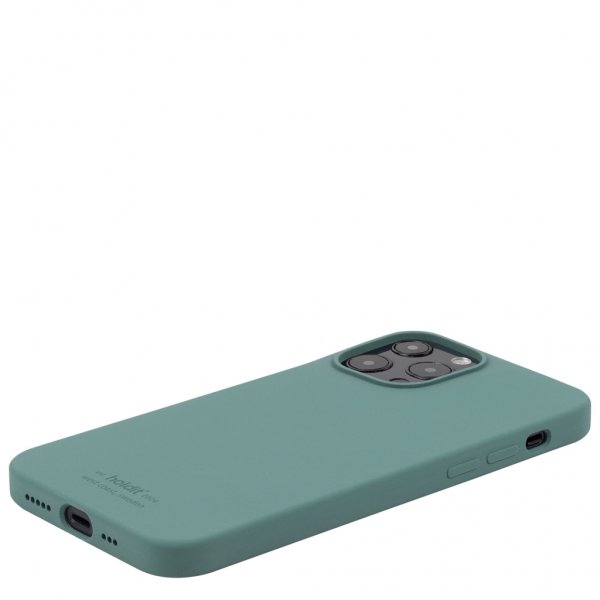holdit iPhone 13 Pro Deksel Silikon Moss Green