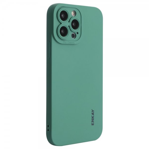 ENKAY iPhone 13 Pro Deksel Silikoni Grønn