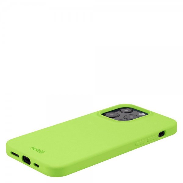 holdit iPhone 13 Pro Deksel Silikon Acid Green