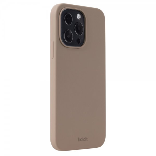 holdit iPhone 13 Pro Deksel Silikon Mocha Brown