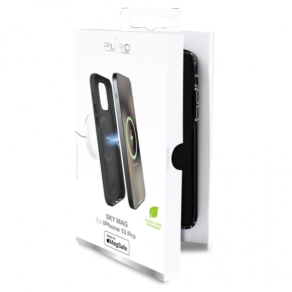 Puro iPhone 13 Pro Deksel SKYMAG Svart