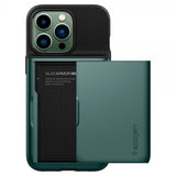 Spigen iPhone 13 Pro Deksel Slim Armor CS Midnight Green
