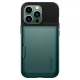 Spigen iPhone 13 Pro Deksel Slim Armor CS Midnight Green