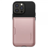 Spigen iPhone 13 Pro Deksel Slim Armor CS Rosegull