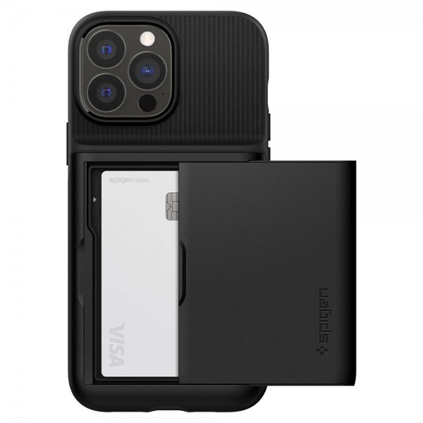 Spigen iPhone 13 Pro Deksel Slim Armor CS Svart