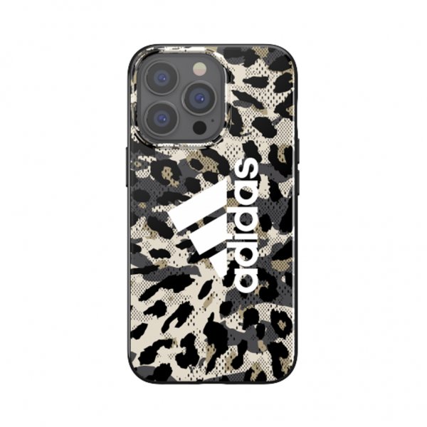 Adidas iPhone 13 Pro Deksel Snap Case Leopard Beige