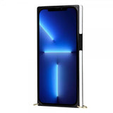 iPhone 13 Pro Deksel Square med Stropp Hvit
