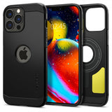 Spigen iPhone 13 Pro Deksel Tough Armor Mag Svart