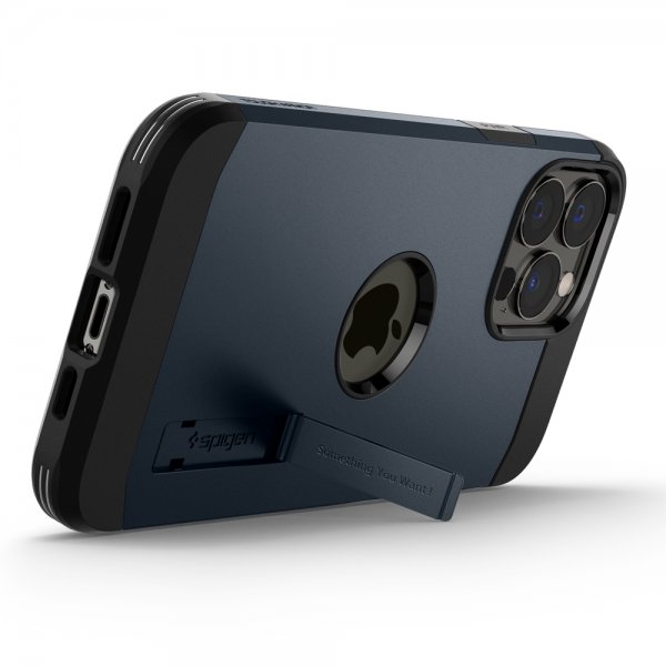Spigen iPhone 13 Pro Deksel Tough Armor Navy Blue