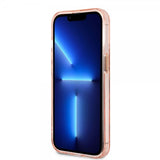 Guess iPhone 13 Pro Deksel Translucent MagSafe Rosa