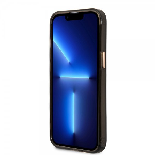 Guess iPhone 13 Pro Deksel Translucent MagSafe Svart