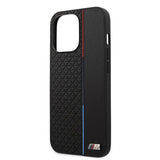 BMW iPhone 13 Pro Deksel Triangle Pattern Svart