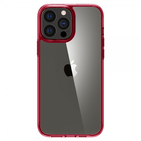Spigen iPhone 13 Pro Deksel Ultra Hybrid Red Crystal