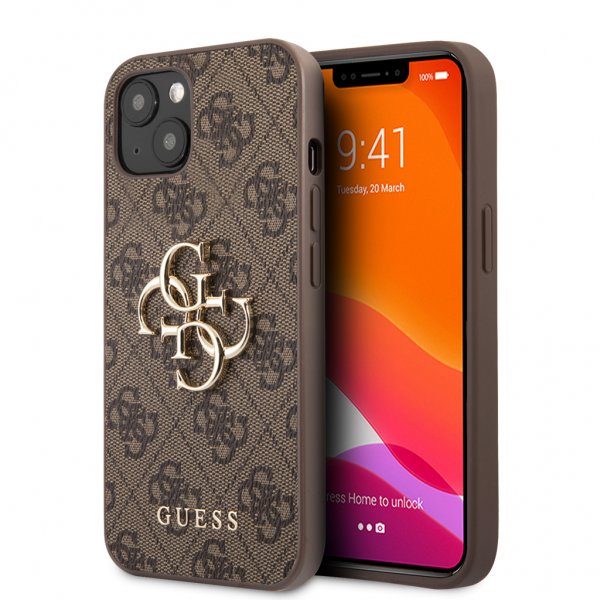 Guess iPhone 13 Deksel Big Logo Brun