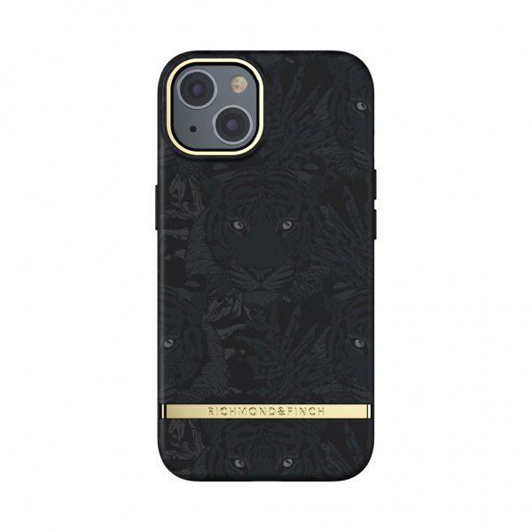 Richmond & Finch iPhone 13 Deksel Black Tiger