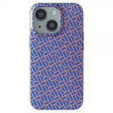 Richmond & Finch iPhone 13 Deksel Blue Apricot RF Logo