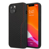AMG iPhone 13 Deksel Carbon Effect Stitching Svart