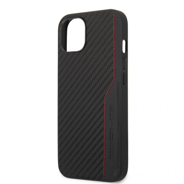 AMG iPhone 13 Deksel Carbon Effect Stitching Svart