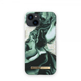 Ideal of Sweden iPhone 13 Deksel Fashion Case Golden Olive Marble