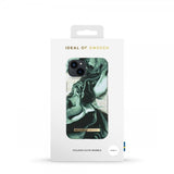 Ideal of Sweden iPhone 13 Deksel Fashion Case Golden Olive Marble