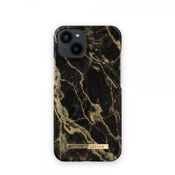 Ideal of Sweden iPhone 13 Deksel Fashion Case Golden Smoke Marble