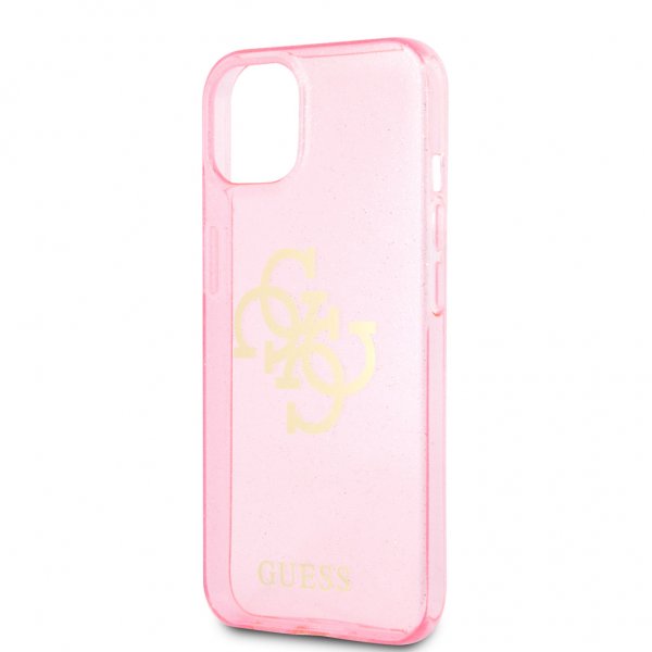Guess iPhone 13 Deksel Full Glitter Rosa
