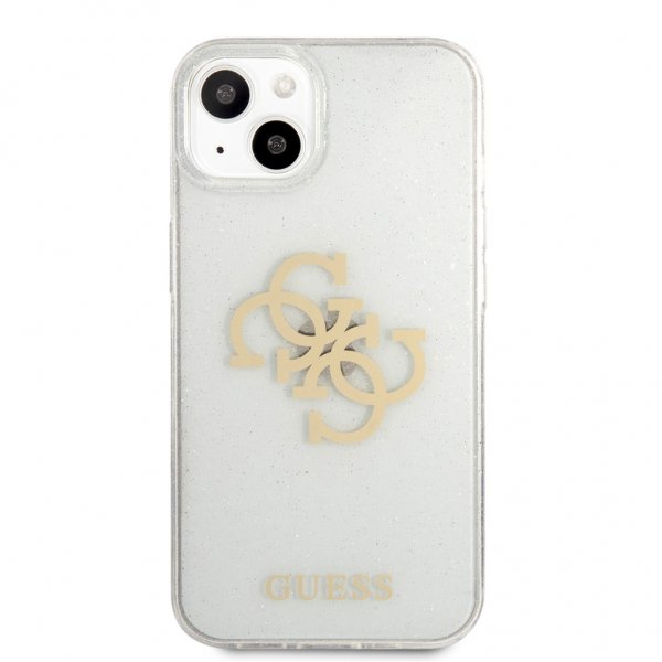 Guess iPhone 13 Deksel Full Glitter Transparent