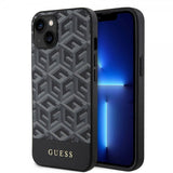 Guess iPhone 13 Deksel G Cube MagSafe Svart