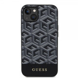Guess iPhone 13 Deksel G Cube MagSafe Svart