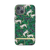 Richmond & Finch iPhone 13 Deksel Green Leopard