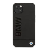 BMW iPhone 13 Deksel Hot Stamp Metal Logo Svart