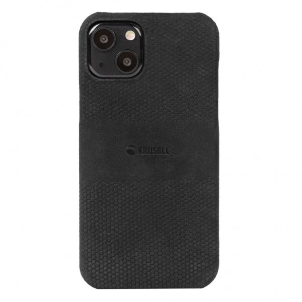 Krusell iPhone 13 Deksel Leather Cover Svart