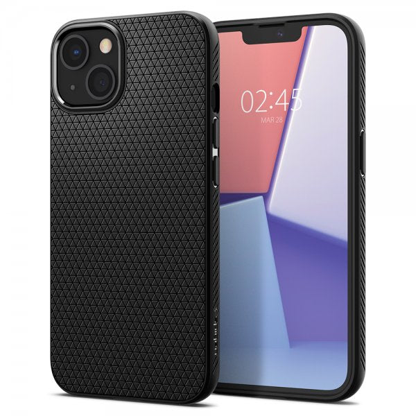 Spigen iPhone 13 Deksel Liquid Air Matte Black